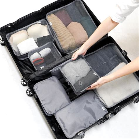 travel bag organizer set